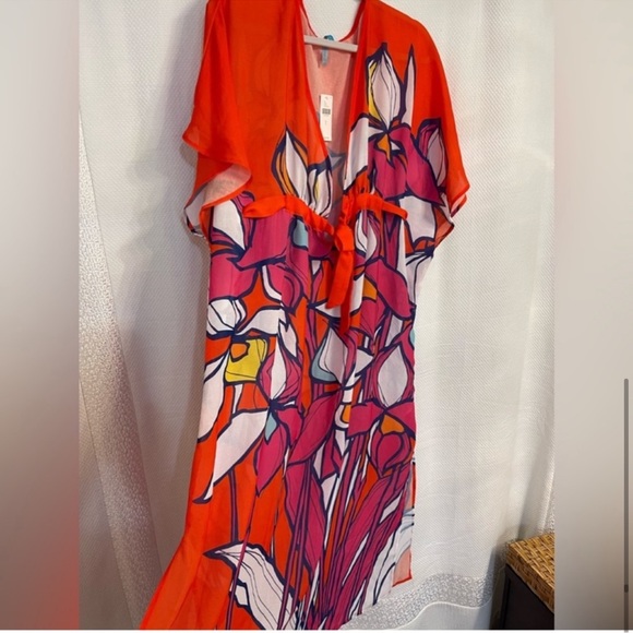 NWT Anthropologie Allihop Floral Caftan - Picture 5 of 8